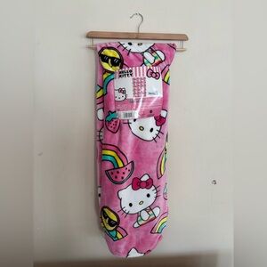 Hello Kitty Watermelon Rainbow Blanket New